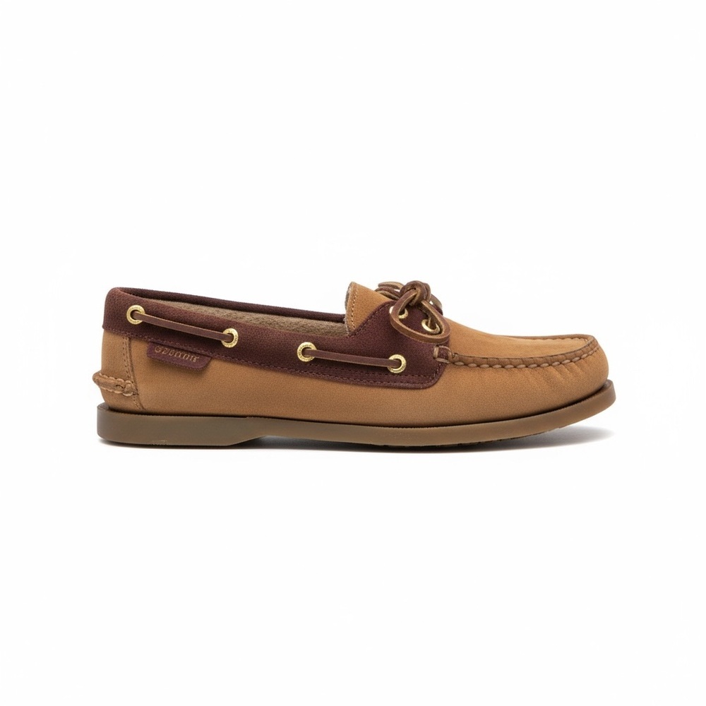 Sperry Top-Sider ™® ✌︎︎ Gold Eyelet Leather Boat Shoes ✌︎︎ 2 Tone Brown ✌︎︎ 6M